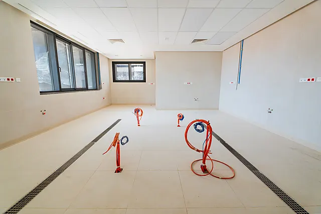Aménagement intérieur du bâtiment EWP — station de dessalement de Safi