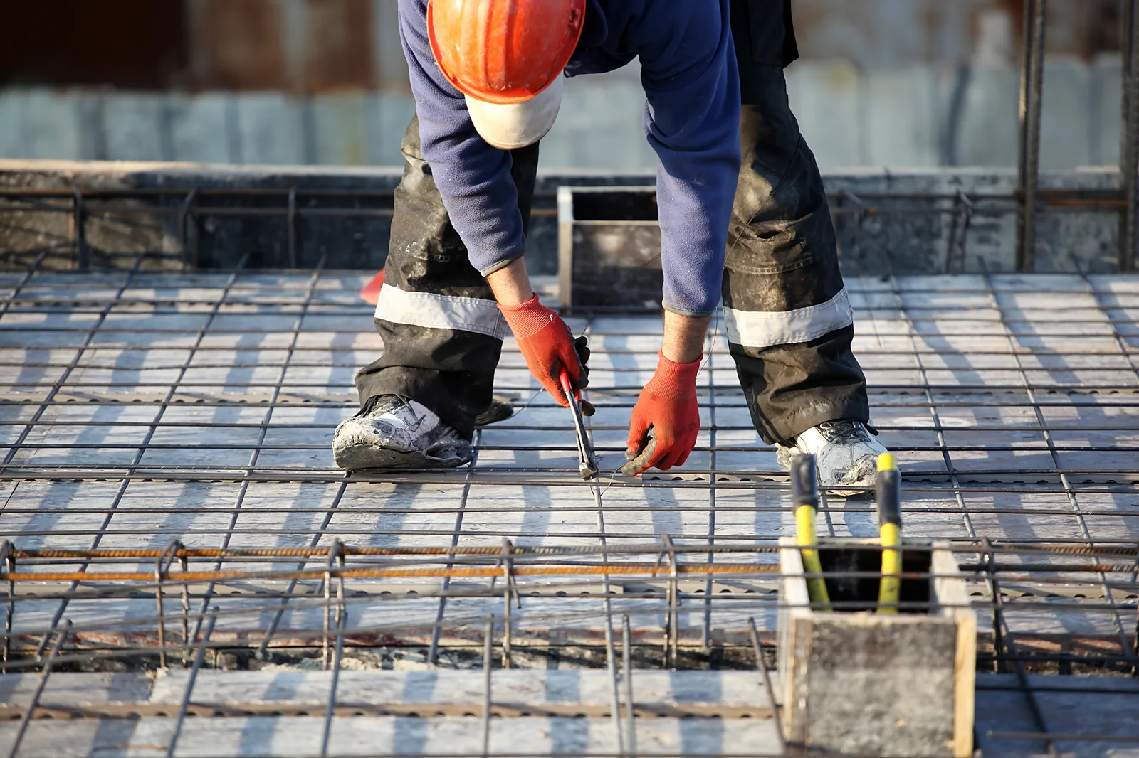 Chantier de construction d'un ensemble résidentiel
